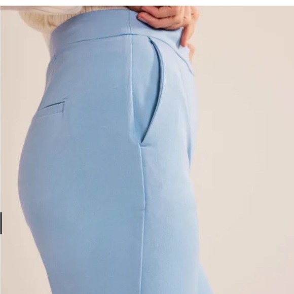 BODEN BI-STRETCH STRAIGHT SLIGHTLY CROPPED PANTS CORNFLOWER BLUE SIZE 4P - Picture 4 of 7
